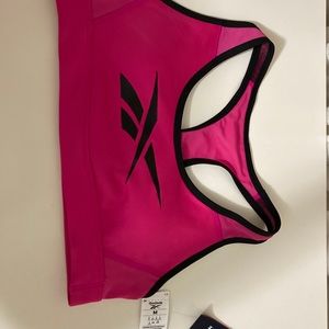Reebok Pink Medium Impact size medium Sports Bra